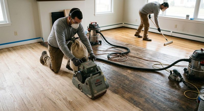Cabin Floor Refinishing in Overland Park, KS